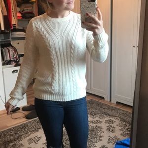 Ivory Cable Knit Sweater